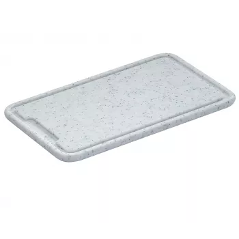 Tábua de corte Zassenhaus Carving Board plástico cinzento-claro 36x23x1,5 cm