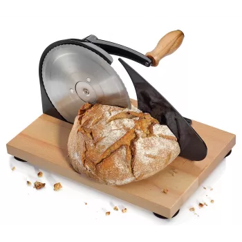 Máquina de cortar pão Zassenhaus manual preta