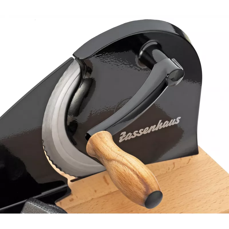 Máquina de cortar pão Zassenhaus manual preta