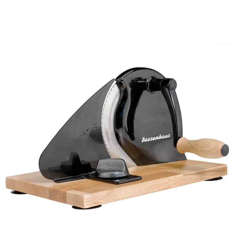 Máquina de cortar pão Zassenhaus manual preta
