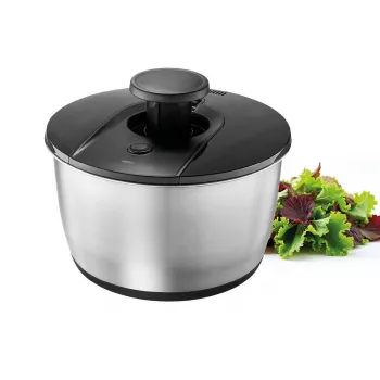 GEFU PUSH IT centrifugadora de salada em aço inoxidável