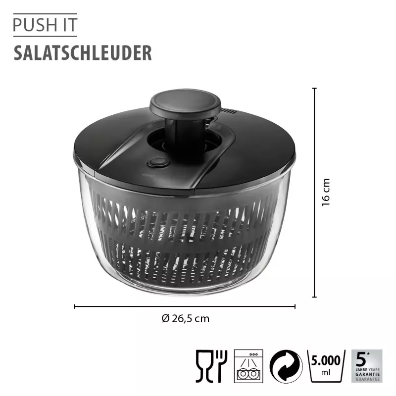 GEFU PUSH IT centrifugadora de salada