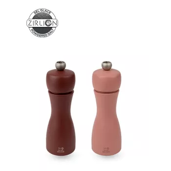 Peugeot Tahiti conjunto de moinhos de sal e pimenta 2 peças 15 cm chocolate