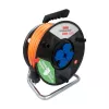 AKYGA AK-CR-06 tambor de cabo extensão 50m IP44 4 tomadas Schuko preto