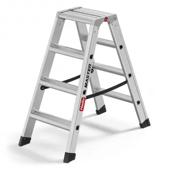 Hailo Master D100 2 x 5 degraus escadote de dois lados