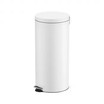 Hailo Selekta L caixote do lixo com pedal 30 L, branco mate