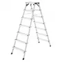 Hailo D60 StandardLine escada de dois lados 2x7 degraus