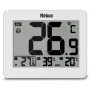MEBUS 1074 termómetro digital com temperatura interior e exterior, visor LCD, montagem na parede, branco