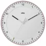 Braun BC17PW relógio de parede de quartzo analógico, 30 cm, rosa/branco