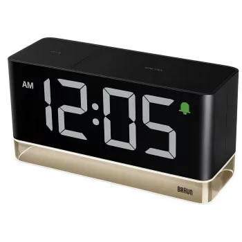 Braun BC 27 BEU Despertador digital LED (67128) - preto