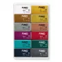 STAEDTLER Conjunto de massa de modelar Sparkle pack de 12 endurece no forno em 30 minutos a 110°C