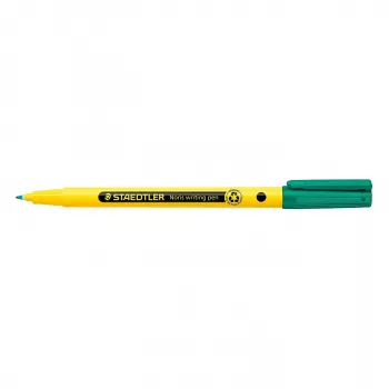 STAEDTLER Noris Fineliner 338 - Verde - Tinta à base de água - 0,6 mm - Ponta fina - Embalagem de 10