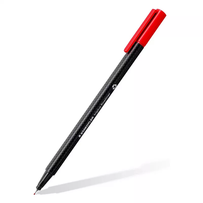 STAEDTLER Triplus Fineliner 0,3 mm Preto pack de 4