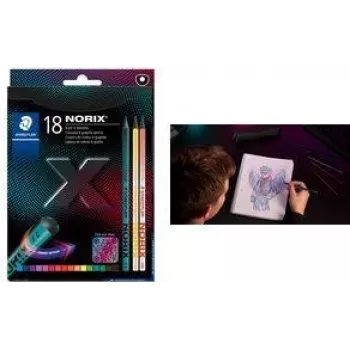 STAEDTLER NORIX Conjunto de lápis de cor 12 unidades certificado PEFC