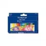STAEDTLER Noris Club 243 NC12 lápis de cera - 12 cores mistas - 11 mm de diâmetro - caixa de cartão
