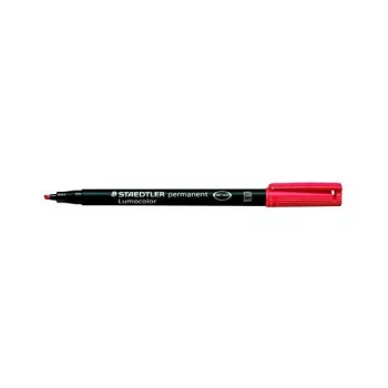 STAEDTLER 314-2 marcador permanente Lumocolor vermelho preto vermelho 2,5 mm 1 unid.