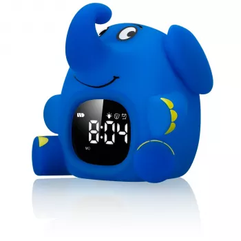 DieMaus despertador elefante azul/cinzento