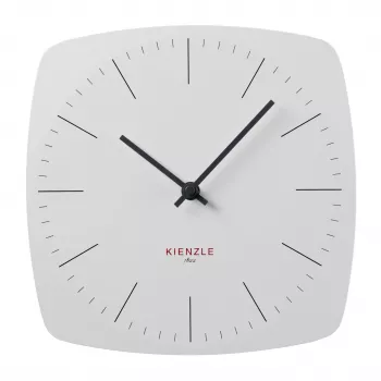 KIENZLE relógio de parede radiofónico DCF Modern 24,8 cm branco
