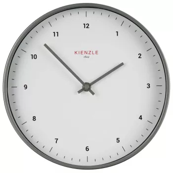 KIENZLE relógio de parede radiofónico DCF Classic 25 cm, branco