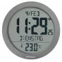 Relógio de parede radiofónico KIENZLE DCF com indicação de temperatura ambiente, antracite