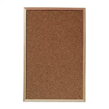 Herlitz 1600030 quadro de cortiça, 60 x 40 cm, castanho