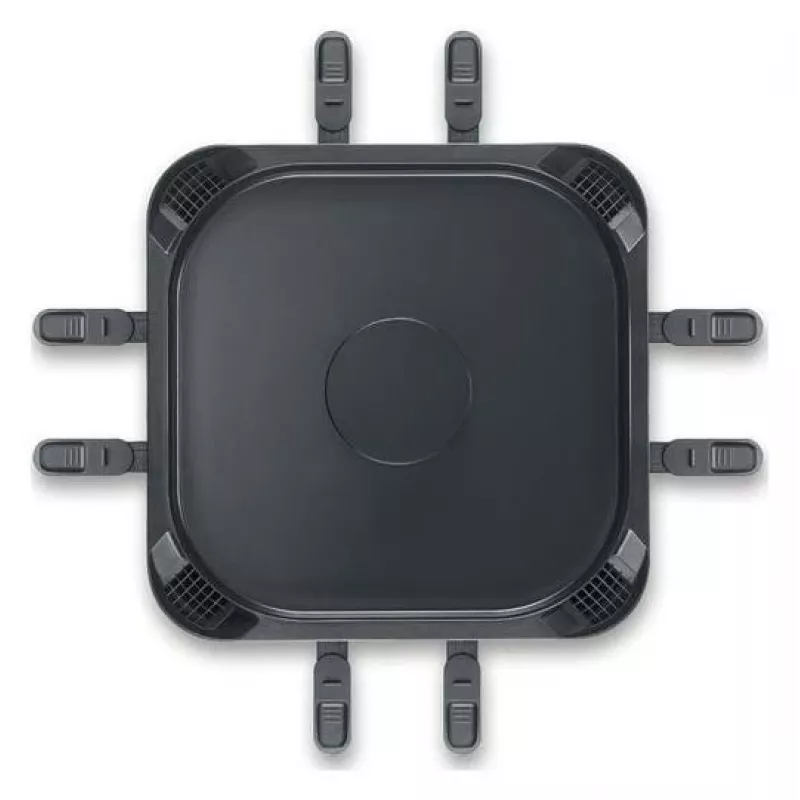 Grelhador de raclette SEVERIN RG 2379 SEVENTO 1400 W 8 pessoas preto/prateado