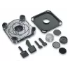 Grelhador de raclette SEVERIN RG 2379 SEVENTO 1400 W 8 pessoas preto/prateado