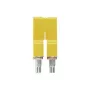 Ligador transversal Weidmüller WQV 4/2, 2 polos, 4 mm², amarelo, 50 unidades