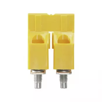 Weidmüller WQV 16/2 Conector transversal - 50 unid. - Poliamida - Amarelo - -60 a 130 °C - V0