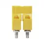 Weidmüller WQV 16/2 Conector transversal - 50 unid. - Poliamida - Amarelo - -60 a 130 °C - V0