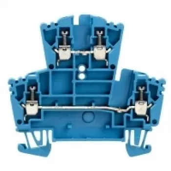 Weidmüller Borne de passagem Série W, ligação por parafuso, 2,5 mm², 800 V, 24 A, bege-escuro, 2 níveis