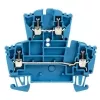 Weidmüller Borne de passagem Série W, ligação por parafuso, 2,5 mm², 800 V, 24 A, bege-escuro, 2 níveis