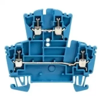 Weidmüller Borne de passagem Série W, ligação por parafuso, 2,5 mm², 800 V, 24 A, bege-escuro, 2 níveis