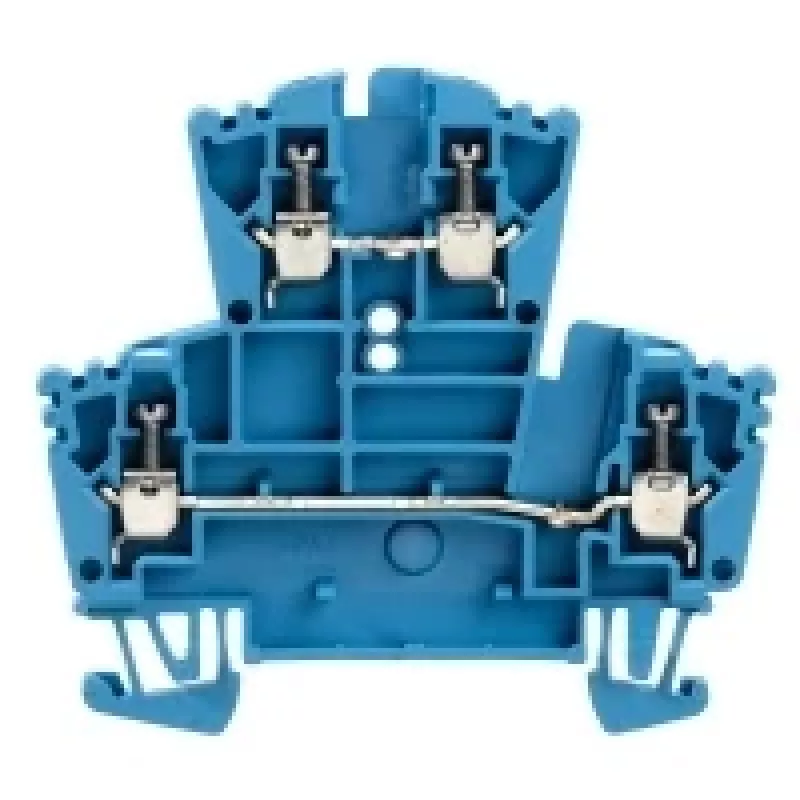 Weidmüller Borne de passagem Série W, ligação por parafuso, 2,5 mm², 800 V, 24 A, bege-escuro, 2 níveis