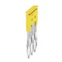 Weidmüller ZQV 2.5/3 Conector transversal, 3 polos, amarelo, 60 unid.