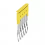 Weidmüller ZQV 2.5/5 Conector transversal, amarelo, 5 polos, 24 A, 800 V, 2,5 mm²