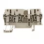 Weidmüller ZDU 2.5/3AN terminal de passagem, ligação por mola, 2,5 mm², bege, 100 unidades