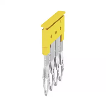 Weidmüller ZQV 2.5/4 Conector transversal, 4 polos, 2,5 mm², amarelo, 60 unid.