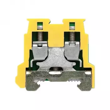Weidmüller Borne de terra AKE 2.5, verde/amarelo, 2,5 mm², ligação por parafuso
