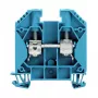 Weidmüller WDU 16 Bloco de bornes de passagem azul 60x11,9x63 mm