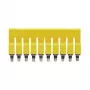 Weidmüller WQV 2.5/10 Conector transversal, 10 polos, 2,5 mm², amarelo, Poliamida, 20 unid.