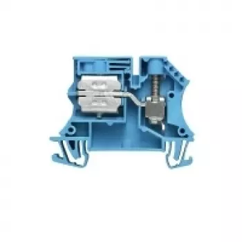 Weidmüller terminal de passagem, ligação por parafuso, 2,5 mm², 500 V, 24 A, bege-escuro, calha DIN