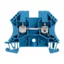 Weidmüller WDU 4 BL terminal de passagem, 4 mm², ligação por parafuso, azul, 100 unidades