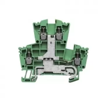 Weidmüller terminal de passagem, ligação por parafuso, 2,5 mm², 24 A, 800 V, verde, 100 unid.