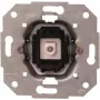 Heinrich Kopp 504600007 Mecanismo de interruptor de luz, interruptor de comutação, alumínio, 10A 250V, IP20, encastrar, terminais de parafuso, para série HK05/HK07