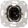 HEINRICH KOPP Series módulo de interruptor 10A 250V preto metalizado IP20