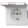 Heinrich Kopp 119102080 Tomada Schuko CEE 7/3 CEE 7/4 branco 250V 16A