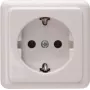 Heinrich Kopp Tomada Schuko de sobrepor 1 tomada 16A 250V branco ártico 101802000