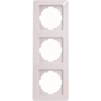 Heinrich Kopp KOPP HK02 Moldura 3 módulos branco ártico