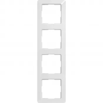Heinrich Kopp KOPP HK02 Moldura 4 módulos branco ártico
